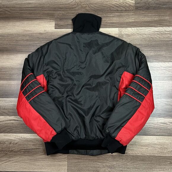 Vintage Bombardier Ski Doo Snowmobile Padded Winter Jacket Sz Small Made in USA - Picture 2 of 11